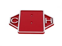 Nummernschildhalter rot CH Design aus hochwertigem Aluminium