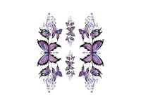 Autocollant stickers Papillons violets" 150x200mm Autocollant stickers Papillons violets" 150x200mm