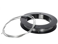 Rouleau de gaine CHROME Ø5mm longueur 50m, intérieur métal