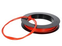 Rouleau de gaine ORANGE Ø5mm longueur 50m, intérieur métal Rouleau de gaine ORANGE Ø5mm longueur 50m, intérieur métal