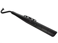 Auspuff 22mm Puch Maxi 2-Teiler, original Puch mit CH-Nummer und Logo schwarz