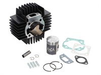 Kit cylindre AKOA Tuning 50cc 38mm " black edition", CH12 extérieur 100% original, vélomoteurs Puch Kit cylindre AKOA Tuning 50cc 38mm " black edition", CH12 extérieur 100% original, vélomoteurs Puch