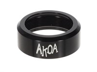 Cache roue libre AKOA, CNC alu noir
