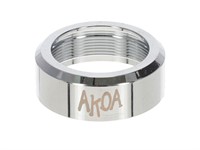 Cache roue libre AKOA, CNC alu chromé Cache roue libre AKOA, CNC alu chromé