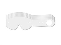 Abreissscheibensatz klar (10 Folien) zu Cross-Brille Pro-Grip