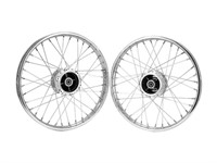Jeu de jantes à rayons Peugeot 103 VOGUE, chromées Jeu de jantes à rayons Peugeot 103 VOGUE, chromées