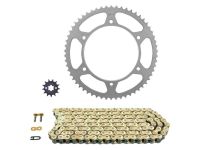 Kit chaine 13x58 type 428, moto Fantic Caballero 125cc