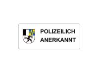 Autocollant "Polizeilich Anerkannt" Autocollant "Polizeilich Anerkannt"
