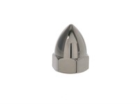 Écrou pointu M12x1mm «BULLIT» chromé Écrou pointu M12x1mm «BULLIT» chromé