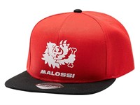 Cap MALOSSI Snapback rot / weiss