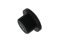 Öleinfüllschraube M14x1.25, Alu schwarz, Alpa, Malaguti, universal