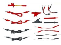 Assortiment de câbles de mesure et d’accessoires pour pointes de sondes pour multimètre 15 pièces Assortiment de câbles de mesure et d’accessoires pour pointes de sondes pour multimètre 15 pièces