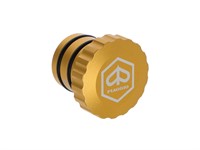 Tankdeckel gold «gerändelt» Piaggio Ciao mit Logo