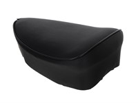 Selle noire à ressort noir (sans bordure chromée), universelle vélomoteurs Selle noire à ressort noir (sans bordure chromée), universelle vélomoteurs