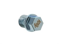 Vis borgne bouchon zingué, M10 x 1,5 x 18 (suppression décompresseur), vélomoteurs Puch, Sachs, universel Vis borgne bouchon zingué, M10 x 1,5 x 18 (suppression décompresseur), vélomoteurs Puch, Sachs, universel