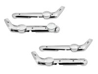 Paire de cache latéraux carrosserie AKOA chromées, vélomoteur Piaggio Ciao Paire de cache latéraux carrosserie AKOA chromées, vélomoteur Piaggio Ciao