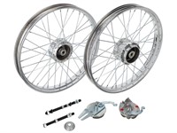 Paire de roues à rayons 17", Peugeot 103 SP / MVL Paire de roues à rayons 17", Peugeot 103 SP / MVL