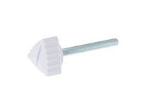 Vis de capot moteur Puch 1ère qualité, blanc-47 mm