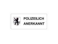 Autocollant "Polizeilich Anerkannt" Appenzell Ausserrhoden Autocollant "Polizeilich Anerkannt" Appenzell Ausserrhoden