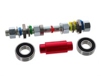 Kit de conversion d’axe de roue, vélomoteur Pony GTX 521 « roue avant 17" », incluant les roulements à billes Kit de conversion d’axe de roue, vélomoteur Pony GTX 521 « roue avant 17" », incluant les roulements à billes