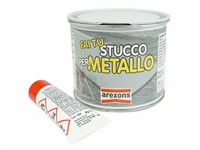 Mastic de réparation aluminium & métaux 2K avec durcisseur 200 grammes