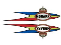 Autocollant Monark Réservoir «240 x 60mm» Autocollant Monark Réservoir «240 x 60mm»