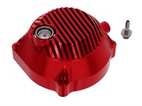 Carter d'embrayage alu rouge CNC, pour démarrage par tirette, vélomoteurs Puch E50 Carter d'embrayage alu rouge CNC, pour démarrage par tirette, vélomoteurs Puch E50