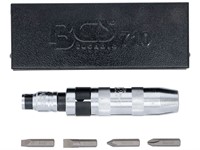 Hand-Schlagschrauber Satz mit Bits «5-teilig» Hand-Schlagschrauber Satz mit Bits «5-teilig»