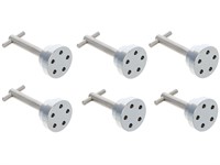Seitenschutzschrauben-Set «CNC Bolzen» chrom, Piaggio Ciao