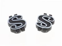 Couvercle de valve «DOLLAR» noir/blanc Couvercle de valve «DOLLAR» noir/blanc