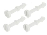 Seitenschutzschrauben Set Honda Camino weiss