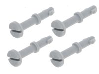Seitenschutzschrauben Set Honda Camino grau