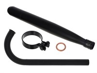 Auspuffanlage schwarz «Ø 60 mm» Sachs 502