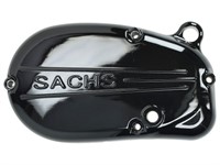Couvercle de carter noir origine, moteur vélomoteur Sachs 50/3 et 50/4 vitesses au pied