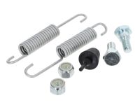 Kit pièces visserie pour béquille centrale, scooter Aprilia Scarabeo / Leonardo 125-150cc Kit pièces visserie pour béquille centrale, scooter Aprilia Scarabeo / Leonardo 125-150cc