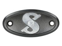 Capuchon "S" noir pour couvercle de carter, moteur Sachs 50/2,50/3 Capuchon "S" noir pour couvercle de carter, moteur Sachs 50/2,50/3