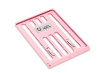 Support de plaque d'immatriculation CNC rose pour cyclomoteur l 100 % Swiss Made «changement rapide» Support de plaque d'immatriculation CNC rose pour cyclomoteur l 100 % Swiss Made «changement rapide»