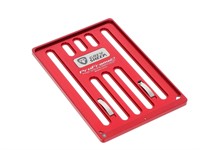 Support de plaque d'immatriculation interchangeable CNC rouge, universel velo électrique/vélomoteur Support de plaque d'immatriculation interchangeable CNC rouge, universel velo électrique/vélomoteur