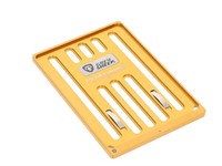 Support de plaque d'immatriculation interchangeable CNC or, universel velo électrique/vélomoteur Support de plaque d'immatriculation interchangeable CNC or, universel velo électrique/vélomoteur