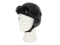 Casque JET vintage, noir taille L Casque JET vintage, noir taille L