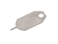 Clé pour support de plaque d'immatriculation CNC Clé pour support de plaque d'immatriculation CNC