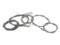 Kit cablerie 8pcs couleur gris, scooter Vespa 50cc SPECIAL Kit cablerie 8pcs couleur gris, scooter Vespa 50cc SPECIAL
