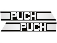Autocollant pour réservoir Puch X30 NL «blanc» Autocollant pour réservoir Puch X30 NL «blanc»