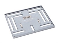 Support de plaque CNC interchangeable gris, pour moto 100 % Swiss Made «changement rapide» Support de plaque CNC interchangeable gris, pour moto 100 % Swiss Made «changement rapide»
