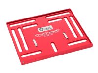 CNC Nummernschildhalter rot für Motorrad l 100% Swiss Made «schnellwechsel» CNC Nummernschildhalter rot für Motorrad l 100% Swiss Made «schnellwechsel»