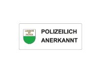 Autocollant "Polizeilich Anerkannt" Autocollant "Polizeilich Anerkannt"