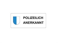 Autocollant "Polizeilich Anerkannt" Autocollant "Polizeilich Anerkannt"