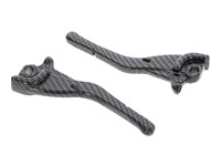 Levier de frein look carbone, scooter Yamaha Aerox / MBK Nitro 50cc, sans plastique Levier de frein look carbone, scooter Yamaha Aerox / MBK Nitro 50cc, sans plastique