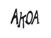 Autocollant avec le logo AKOA en noir et blanc Autocollant avec le logo AKOA en noir et blanc