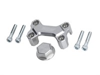 Lenkerklemme CNC Aluminium Silber für Puch / EBR Gabeln «60x30mm» Lenkerklemme CNC Aluminium Silber für Puch / EBR Gabeln «60x30mm»